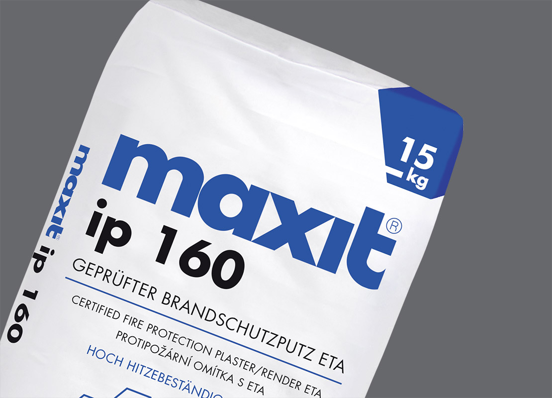 Das Produkt: Brandschutzputz ip 160 | maxit Brandschutz